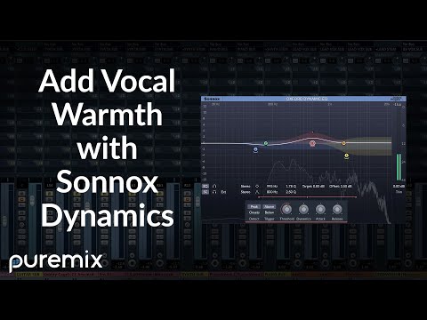 (Audio Compression) Using Sonnox Dynamics | How To Add Vocal Warmth