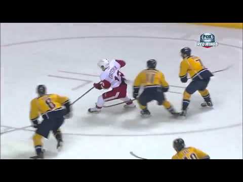 Pavel Datsyuk end-to-end goal 2/19/13