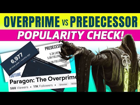Paragon The Overprime vs Predecessor Popularity Stats Comparison!