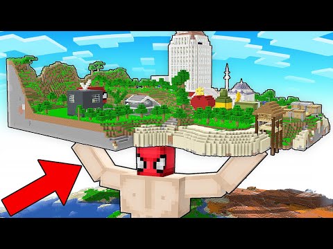 NEDEN KÖYÜ YUKARIYA KALDIRDIM? - Minecraft