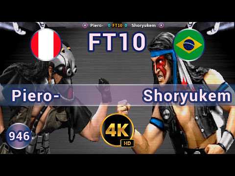 UMK3 - 🇵🇪 Piero- vs Shoryukem 🇧🇷 FT10 / 4K 60FPS #umk3 #ultimatemortalkombat3 #team99hits #fightcade