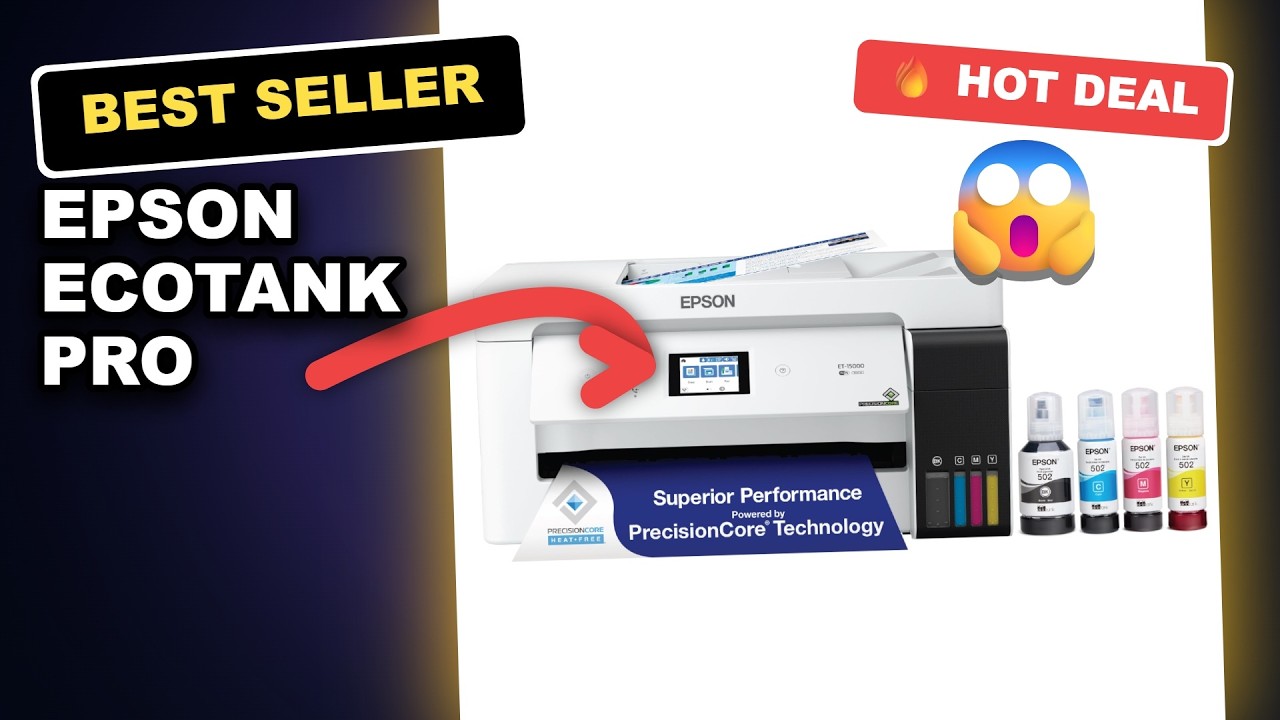 Epson EcoTank Pro ET-5850 Honest Review: Wireless Color All-in-One Supertank Printer