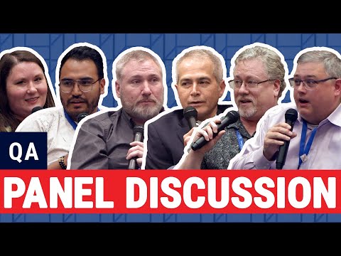 "QA Panel Discussion" QA Summit from Xpanxion 2021
