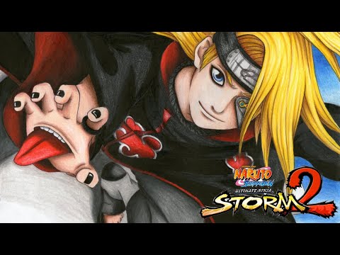 Naruto Shippuden: Ultimate Ninja Storm 2 (PC/RTX 4090) Gaara Vs Deidara Boss Fight [4K60FPS]