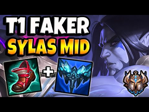 T1 Faker SYLAS vs LUCIAN [ MID ] Patch 11.4 Ranked Korea ✅