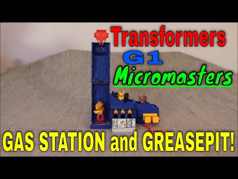 Transformers G1 Micromaster Gas Station with Decepticon Greasepit - GotBot True Review NUMBER 582