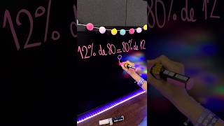 12% de 80 É IGUAL a 80% de 12? 👀