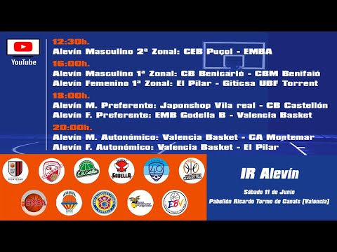 FINAL ALEVÍN FEMENINO AUTONÓMICO VALENCIA BASKET CORRILLOS - EL PILAR