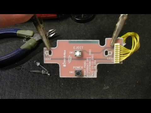 How to change your original Xbox power button LED ring color PART 3 How to case mod my original Xbox