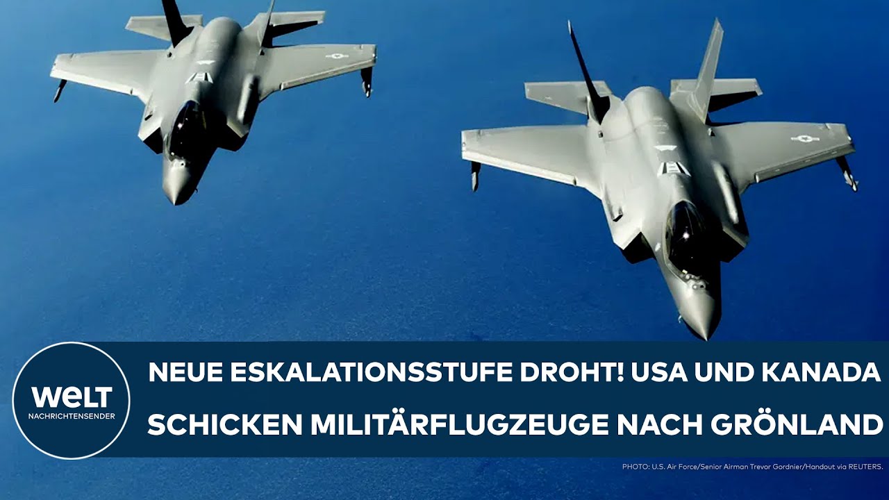 GRÖNLAND: Neue Eskalationsstufe droht! USA und Kanada schicken Militärflugzeuge!
