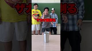割り箸がコップに入ったら言うこと聞かなきゃいけないゲーム #shorts