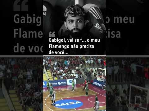 Torcida do Flamengo na bronca com Gabigol... #shorts