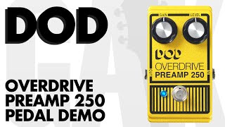 Video thumbnail for DOD 250 Overdrive Preamp Reissue Demo at GAK by GAK
