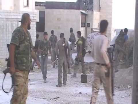 مشاركة كتيبة جند الله للمهام الخاصة في ضرب حاجز لقوات النظام في محيط مدينة سلقين