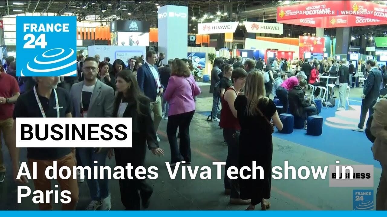 VivaTech 2024: AI dominates annual French tech show • FRANCE 24 English