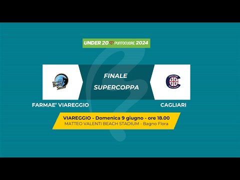 Beach Soccer 2024 | FINALE SUPERCOPPA U20 | FARMAE' VIAREGGIO - CAGLIARI