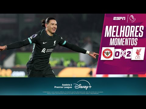 Gols e lances de Brentford x Liverpool