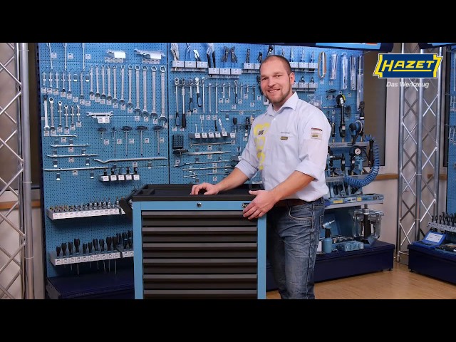 Video Teaser für HAZET Werkstattwagen Assistent 178 N-7 mit 147 Werkzeugen