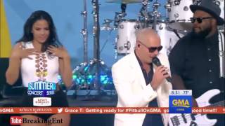 Pitbull - Messin&#39; Around LIVE in GMA