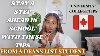 BACK TO SCHOOL TIPS | HOW TO PERFORM WELL IN 🇨🇦 UNIVERSITIES FROM A DEAN