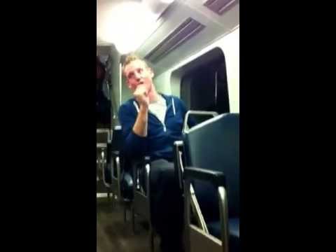 Drunk Guy on the train in Parramatta