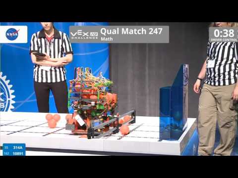 VEX Worlds 2016 - VEXIQ Middle School - Math - Qual 247 (314A 10891) 117