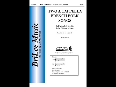 Two A Cappella French Folk Songs (BL1299)  arr. Noah Reese