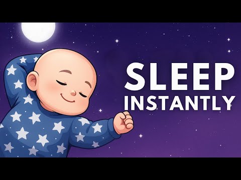 The Most Relaxing Sleep Music 💜 1 Hour of Lullaby & Soothing Womb & Water Sounds 💙