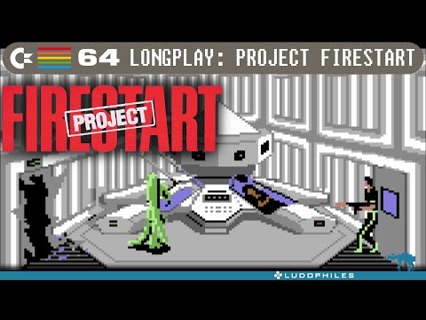 Project Firestart - C64 Longplay / Full Playthrough / walkthrough (no commentary)