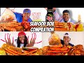 SPICY SNOWCRABS CRAWFISH SEAFOOD BOIL MUKBANG COMPILATION CUZZO AB ️