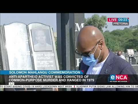 Solomon Mahlangu | Anti-apartheid activist was convicted of common-purpose murder and hanged in 1979
