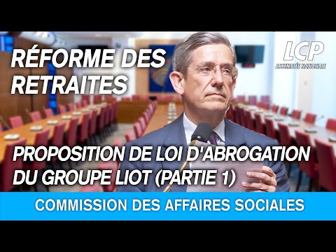 Réforme des retraites : proposition de loi d'abrogation du groupe LIOT - Partie 1