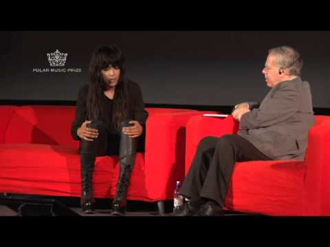 Loreen interviewd by Billboard journalist Fred Bronson at Polar Music Talks 2012