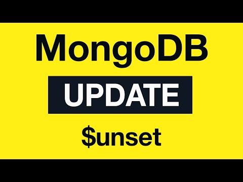 MongoDB Update Queries 05 unset