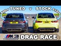BMW M3 xDrive Tuned vs Standard: DRAG RACE