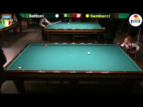 Bettoni vs Sambucci - 3ª Prova BTF 2015/2016 CSB Billiards Club Desio (MB) 2/3 Aprile 2016