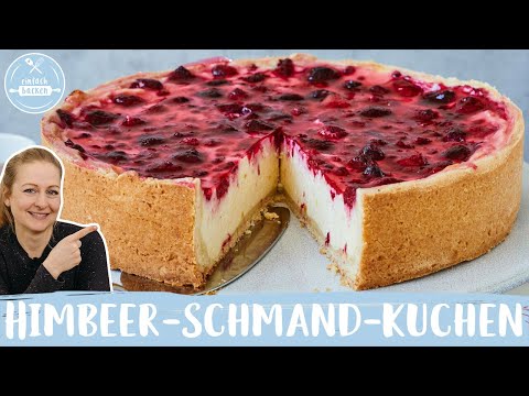 Himbeer Schmand Kuchen 🍰🍓  | fruchtiger Himbeerkuchen  | Einfach Backen