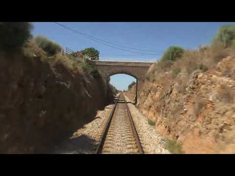 🇵🇹 Train Driver View Algarve Line - Villa Real de Santo Antonio to Faro - Cabride [4K UHD]