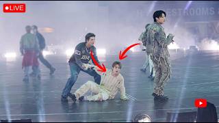 Download lagu Jimin FELL On Stage! 😱 RM Rushed To Help vs Jungkook’s Shocking Reaction… mp3
