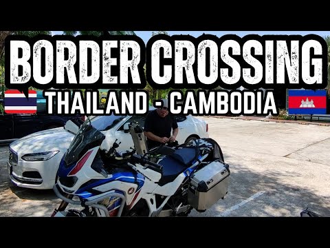 🇰🇭 BORDER CROSSING Thailand - Cambodia | #77 THAILAND | solo motorcycle travel Africa Twin