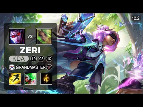 Zeri ADC vs Vayne - KR Grandmaster - Season 12 Patch 12.2