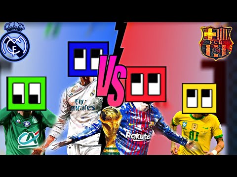 SQUARE FOOTBALL⚽️  (blue/green VS red/yellow )