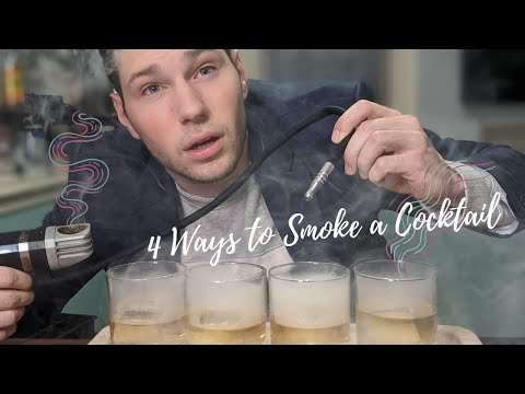 4 Different Ways to Smoke a Cocktail | CHEAP AND EFFICIENT WAYS TO SMOKE A COCKTAIL
