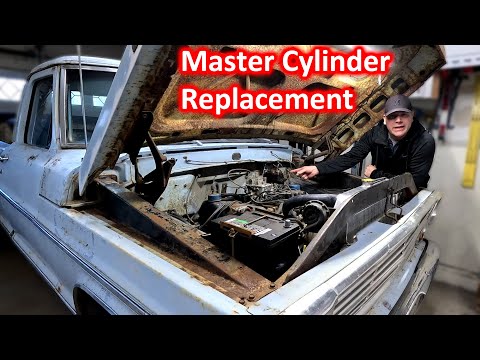 Master Cylinder and Pedal Assembly Ford F100