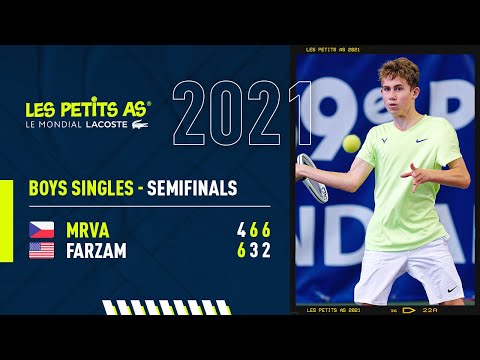 Les Petits As 2021 | Boys Semifinals | Maxim Mrva vs. Matisse Farzam