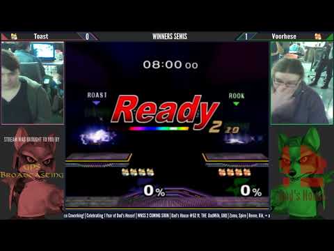 Dad's House #52 [Melee Singles] voorhese (Red Fox) vs Toast (Blue Fox) Winner's Semis