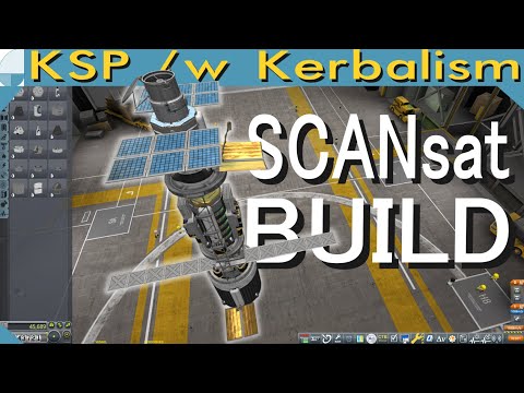 Building Kerbin Mapping Satellites | Stream pt. 1/3 (KSP 1.11.2)