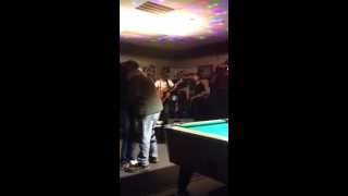 Fr8 train doing "Don't tell Mama" at Jan's place. April 2013