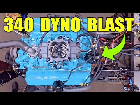 Drag Racing Dodge Dart Engine - 340 Mopar Dyno Tested
