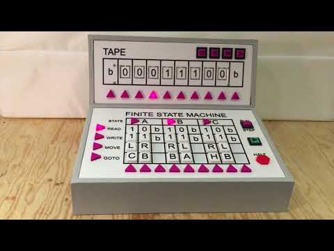 TMD-1 Running a 2-Symbol / 3-State Busy Beaver